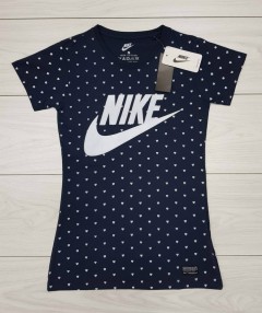 NIKE Womens T-Shirt (NAVY) ( S - M - L - XL)