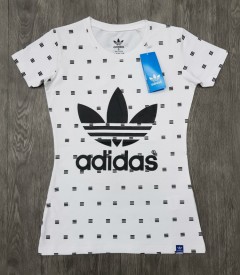 ADIDAS Womens T-Shirt (WHITE) (S - M - L - XL)