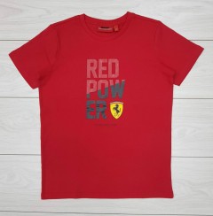 FERRARI Mens T-Shirt (NOVO) (RED) (XS - S - M - L - XL - XXL)