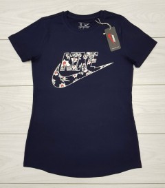 NIKE Womens T-Shirt (NAVY) ( S - M - L - XL)