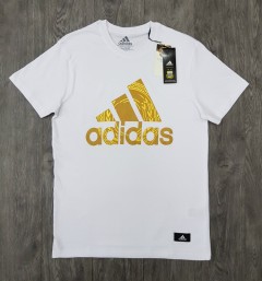 ADIDAS Mens T-Shirt (NOVO) (WHITE) (S - M - L - XL - XXL) 