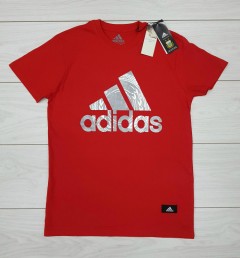 ADIDAS Mens T-Shirt (NOVO) (RED) (S - M - L - XL - XXL) 