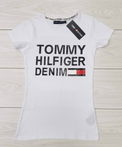 TOMMY - HILFIGER TOMMY - HILFIGER Womens T-Shirt (NOVO)(WHITE) (S - M - L - XL )