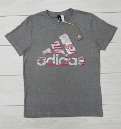 ADIDAS Mens T-Shirt (NOVO) (GRAY) (S - M - L - XL)