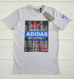 ADIDAS Mens T-Shirt (NOVO) (GRAY) (S - M - L - XL)