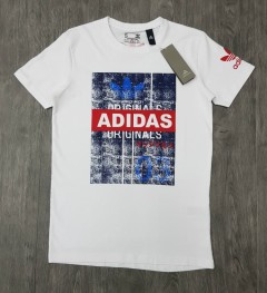 ADIDAS Mens T-Shirt (NOVO) (WHITE) (S - M - L - XL)