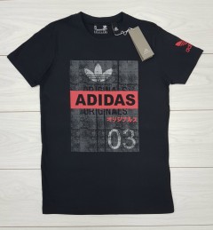 ADIDAS Mens T-Shirt (NOVO) (BLACK) (S - M - L - XL )