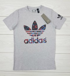 ADIDAS Mens T-Shirt (NOVO) (GRAY) (S - M - L - XL)