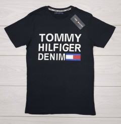 TOMMY - HILFIGER TOMMY - HILFIGER Mens T-Shirt (NOVO) (BLACK) (S - M - L - XL )