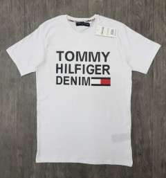 TOMMY - HILFIGER TOMMY - HILFIGER Mens T-Shirt (NOVO) (WHITE) (S - M - L - XL )