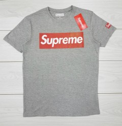 SUPREME Mens T-Shirt (GRAY) ( S - M - L - XL )