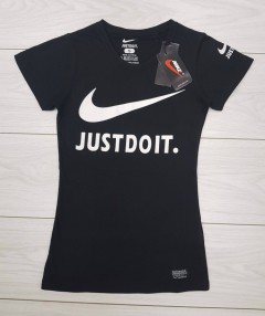 NIKE Womens T-Shirt (BLACK) ( S - M - L - XL)