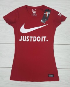 NIKE Womens T-Shirt (RED) ( S - M - L - XL)