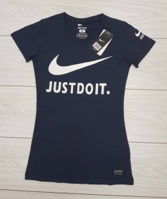 NIKE Womens T-Shirt(NAVY) ( S - M - L - XL)