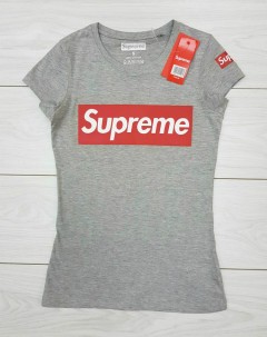 SUPREME Womens T-Shirt(GRAY) ( S - M - L - XL )