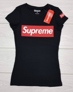 SUPREME Womens T-Shirt(BLACK) ( S - M - L - XL )