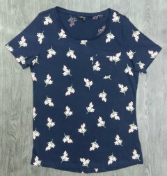 MAL  NAVY BLUE Ladies T-Shirt (MAL) (12 to 22 UK) 