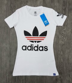 ADIDAS Womens T-Shirt(WHITE) (S - M - L - XL )