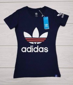 ADIDAS Womens T-Shirt(NAVY BLUE) (S - M - L - XL ) 