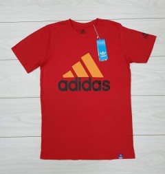 ADIDAS Mens T-Shirt (RED) (S - M - L - XL)