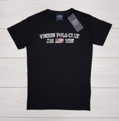 VINSON Mens T-Shirt (B LACK) (S - M - L - XL - XXL) 