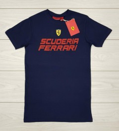 FERRARI Mens T-Shirt (NAVY) (S - M - L - XL )