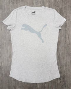 PUMA PUMA Womens T-Shirt(GRAY)(S - M - L - XL )