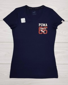 PUMA PUMA Womens T-Shirt (NAVY) (XS - S - M - L - XL)