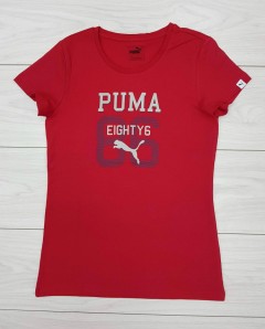 PUMA PUMA Womens T-Shirt(RED) (S - M - L - XL) 