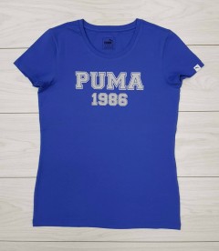 PUMA PUMA Womens T-Shirt (BLUE) (XS - S - L ) 