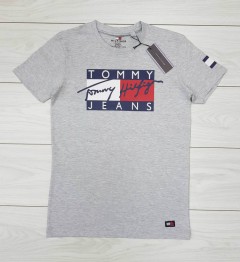 TOMMY - HILFIGER TOMMY - HILFIGER Mens T-Shirt (NOVO) (GRAY) (S - M - L - XL ) 