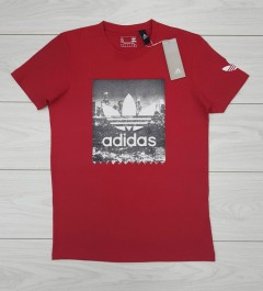 ADIDAS Mens T-Shirt (NOVO) (RED) (S - M - L - XL)  