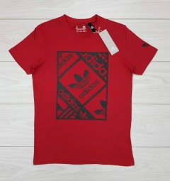 ADIDAS Mens T-Shirt (NOVO) (RED) (S - M - L - XL) 