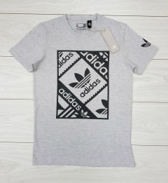 ADIDAS Mens T-Shirt (NOVO) (GRAY) (S - M - L - XL)