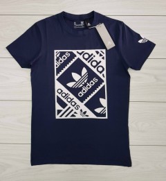 ADIDAS Mens T-Shirt (NOVO) (NAVY) (S - M - L - XL) 
