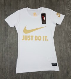 NIKE Womens T-Shirt (NOVO) (WHITE) ( S - M - L - XL) 
