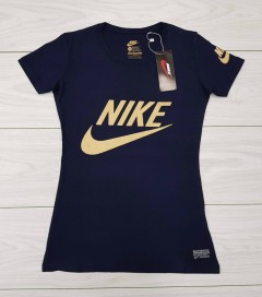 NIKE Womens T-Shirt (NOVO) (NAVY) ( S - M - L - XL) 
