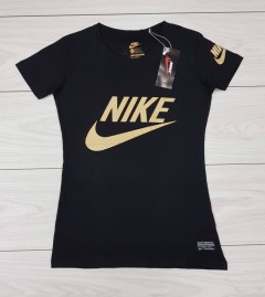 NIKE Womens T-Shirt (NOVO) (BLACK) ( S - M - L - XL) 