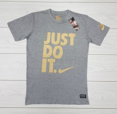 NIKE Mens T-Shirt (NOVO) (GRAY) ( S - M - L - XL)