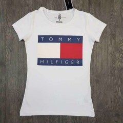 TOMMY - HILFIGER TOMMY - HILFIGER Womens T-Shirt (WHITE) (S - M - L - XL )