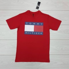 TOMMY - HILFIGER TOMMY - HILFIGER Mens T-Shirt (RED) (S - M - L - XL )