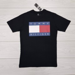 TOMMY - HILFIGER TOMMY - HILFIGER Mens T-Shirt (BLACK) (S - M - L - XL )