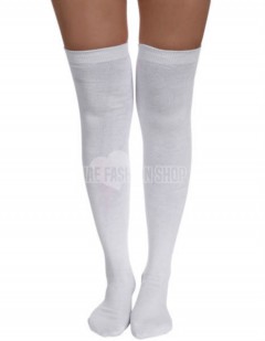  Zeogoo Sexy Women Girls Solid Opaque Over Knee Thigh High Stockings Socks 