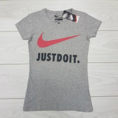 NIKE Womens T-Shirt (GRAY) ( S - M - L - XL)
