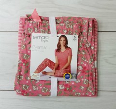 ESMARA Ladies Pyjama Set (PINK) (S - M - L - XL ) 