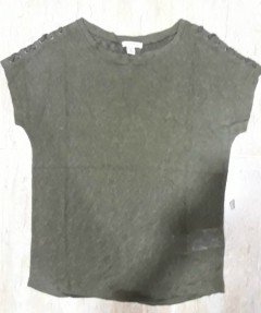 AMISU Ladies T-Shirt (GREEN) (XS - S - M - L - XL)