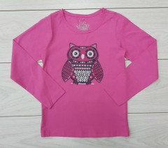 Girls Long Sleeved Shirt (PINK) (1 to 6 Years) 
