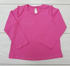 Girls Long Sleeved Shirt (PINK) (3 Months to 4 Years)