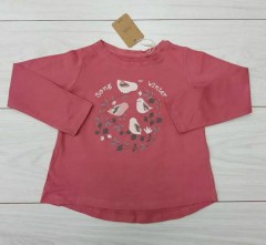 Girls Long Sleeved Shirt (RED) (3 to 4 Years)