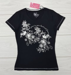 FM Ladies T-Shirt (BLACK) (42 to 52 EUR)